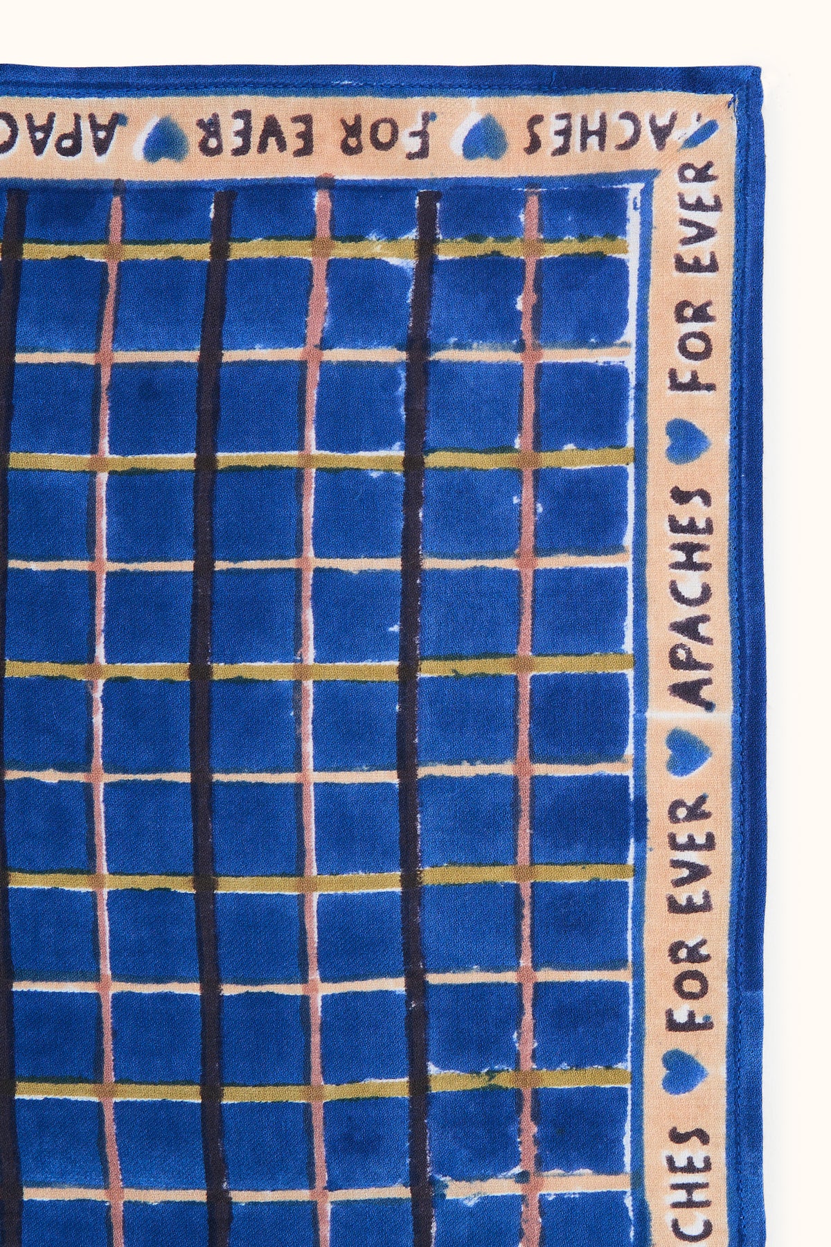 Small Foulard Manika - Cahier Saphir - Apaches