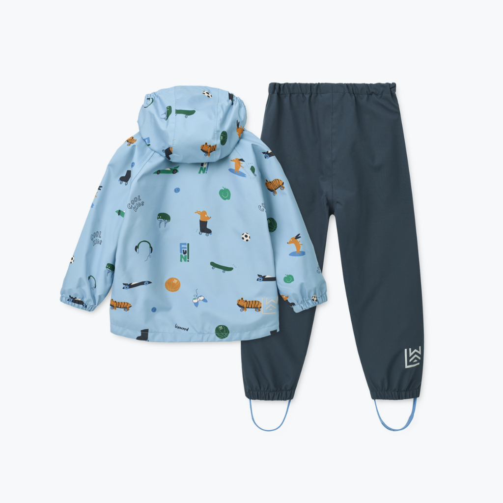 Ensemble de pluie bleu Pedia - Liewood