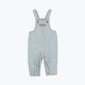 Salopette ecru w/ indigo stripes - Piupiuchick