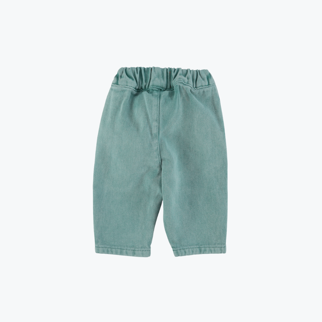 Pantalon denim vert délavé - Piupiuchick