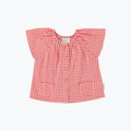 Blouse vichy rouge - Piupiuchick