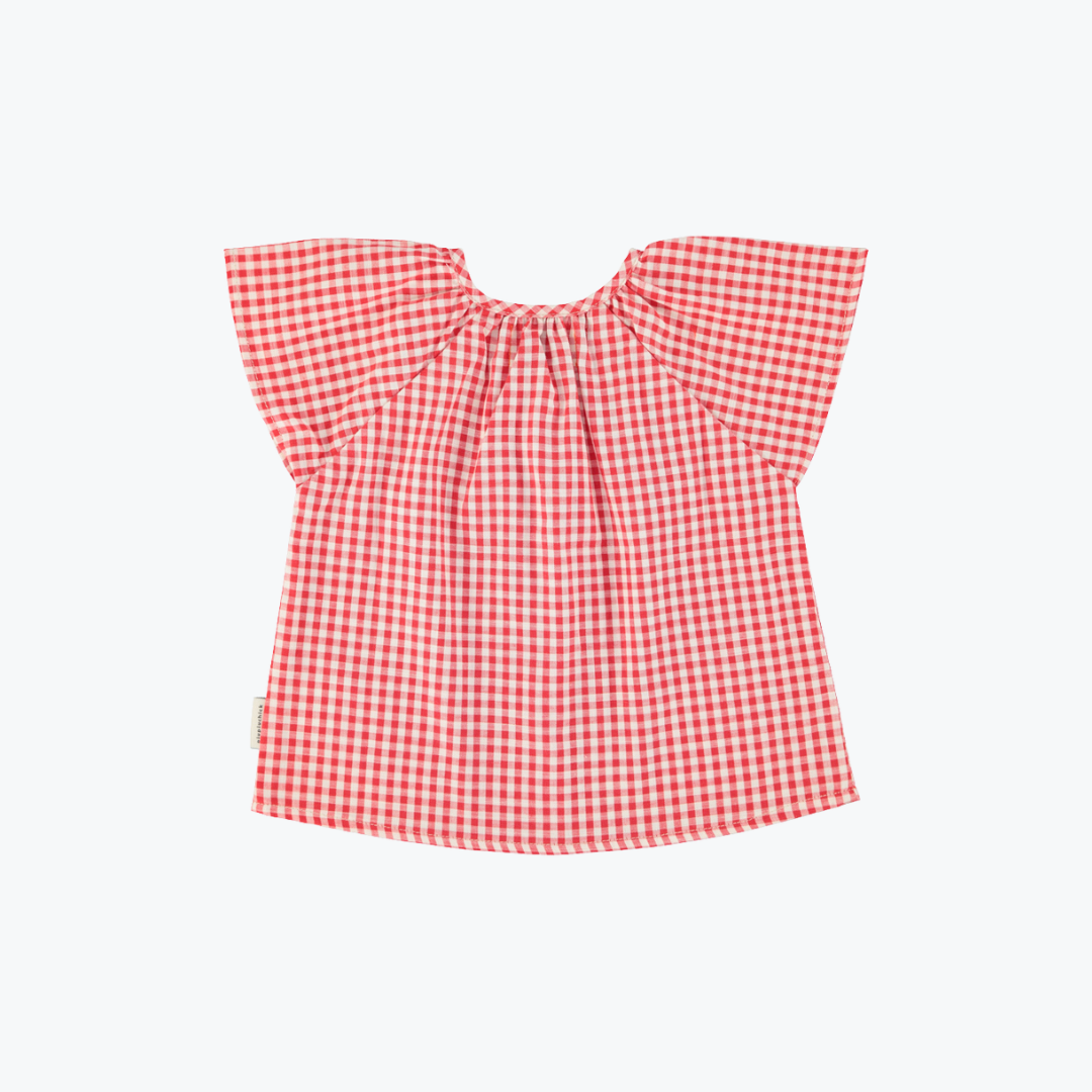 Blouse vichy rouge - Piupiuchick