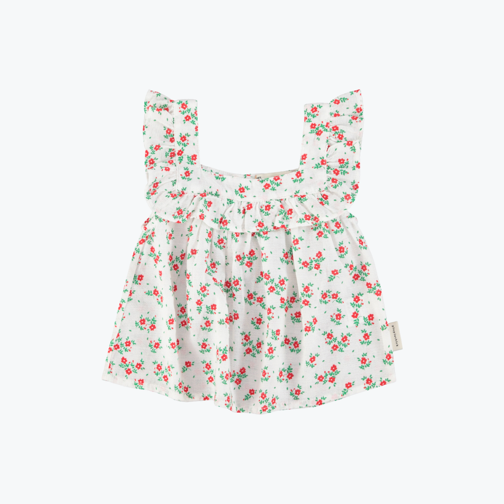 Blouse à bretelle fleuris - Piupiuchick