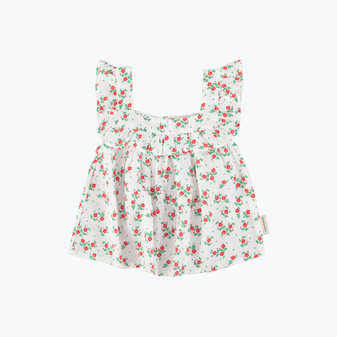 Blouse à bretelle fleuris - Piupiuchick