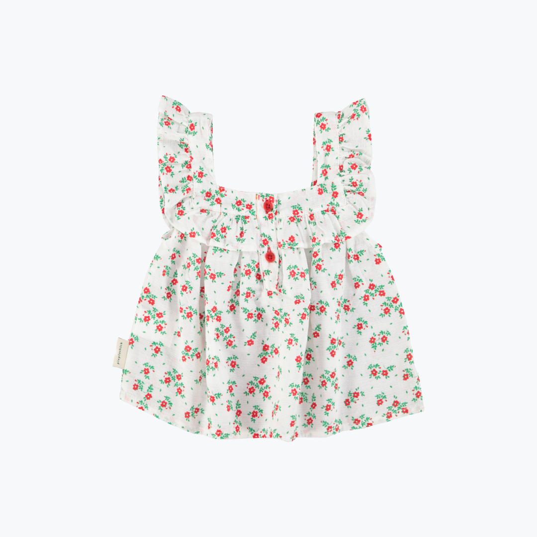 Blouse à bretelle fleuris - Piupiuchick