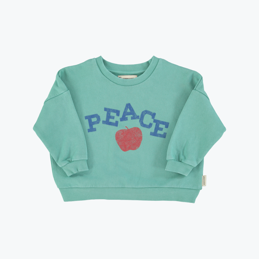Sweat Peace turquoise - Piupiuchick