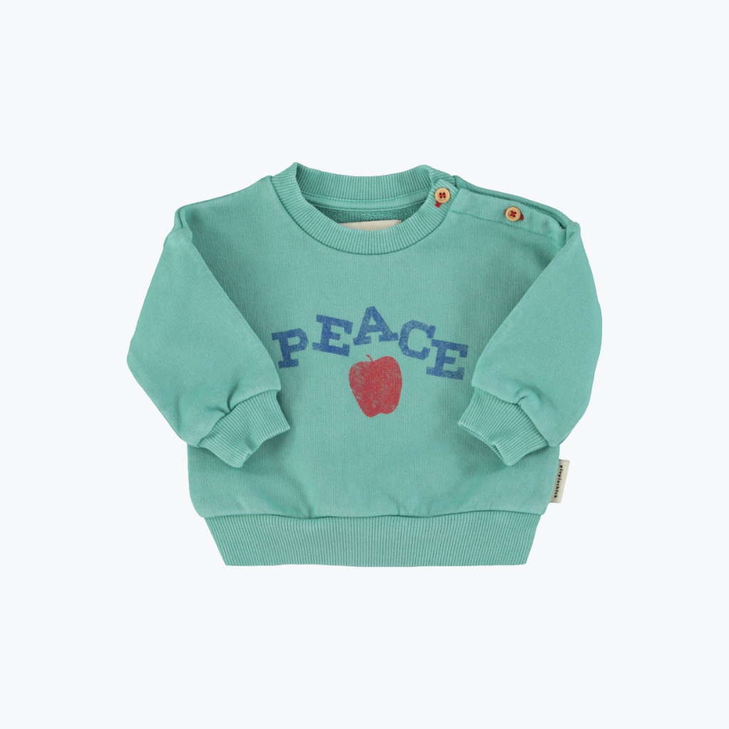 Sweat Peace turquoise - Piupiuchick