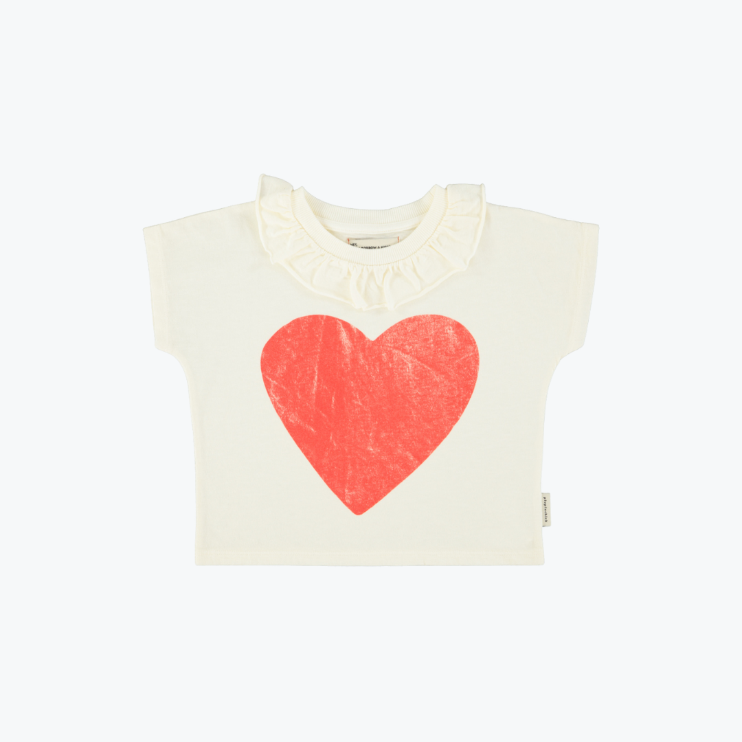 T-shirt à col coeur  - Piupiuchick