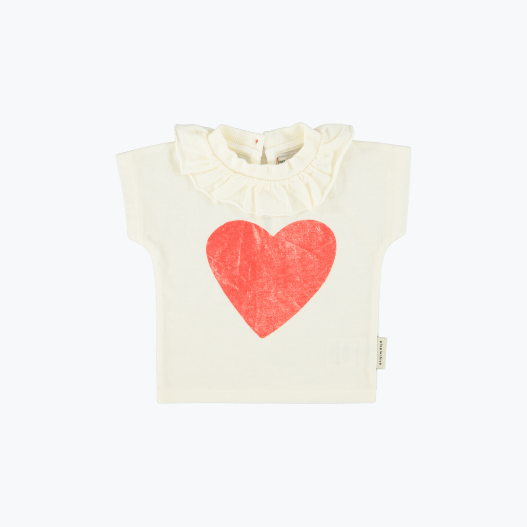 T-shirt à col coeur  - Piupiuchick