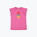 Robe t-shirt fuchsia glace - Piupiuchick