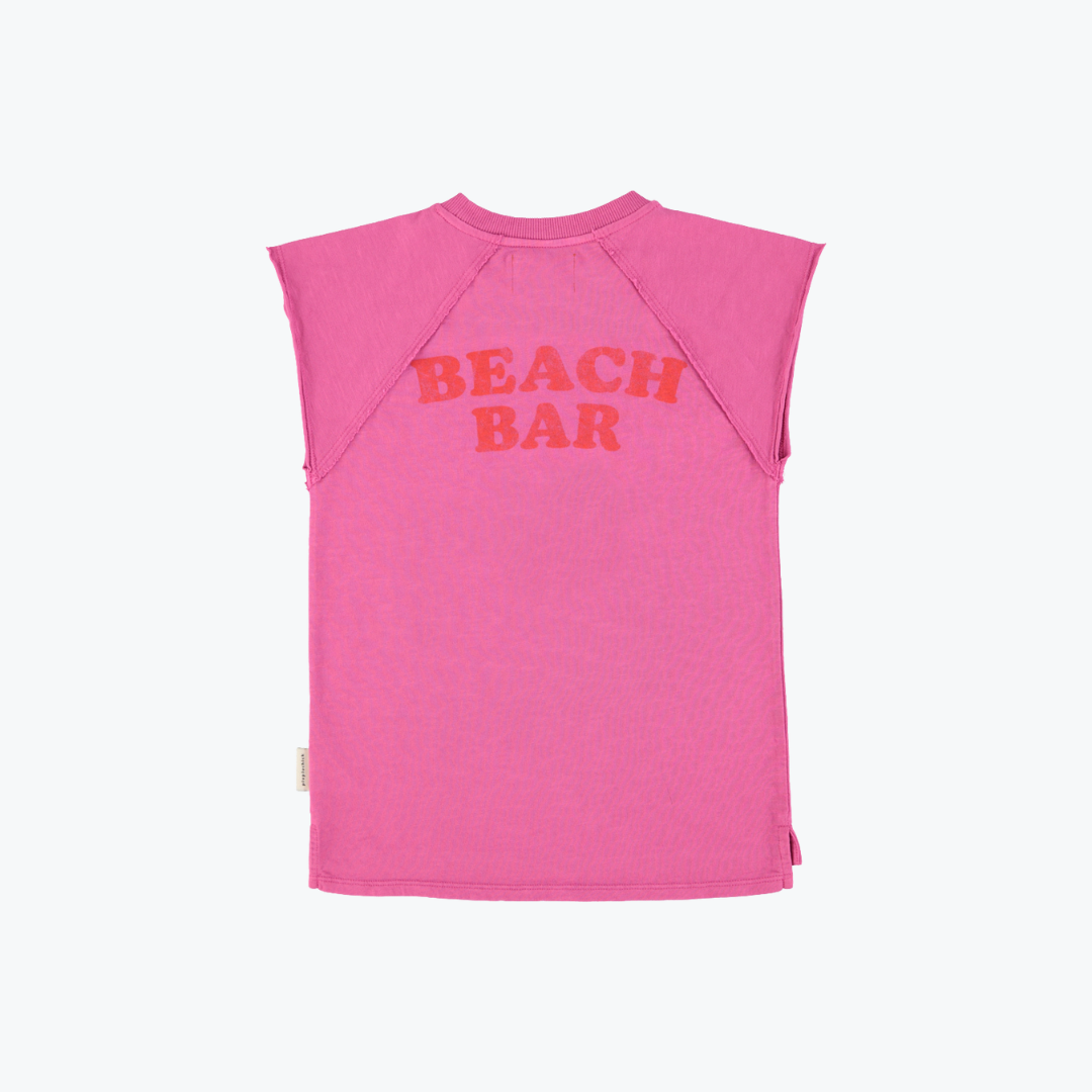 Robe t-shirt fuchsia glace - Piupiuchick
