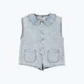 Combishort denim pomme - Piupiuchick