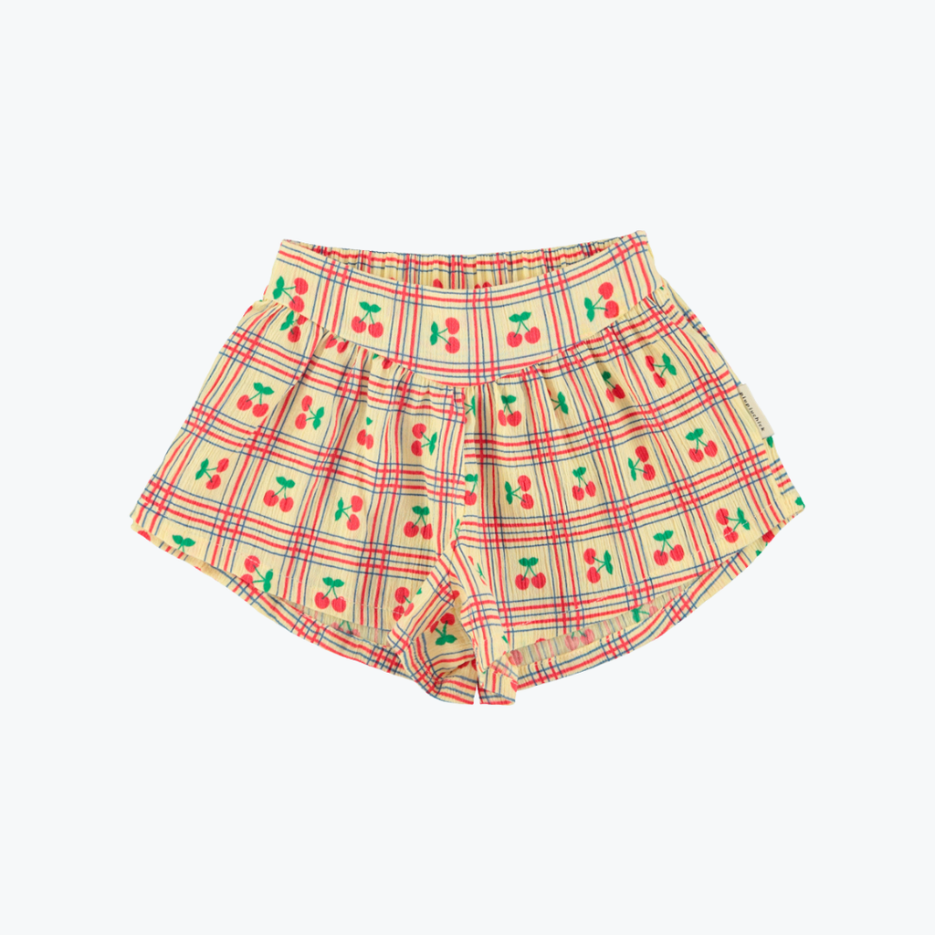 Short carreaux cerise - Piupiuchick