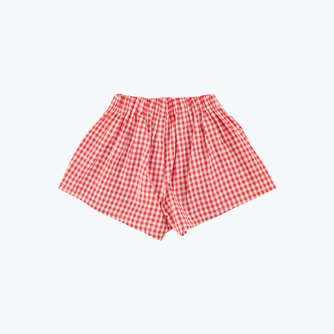 Short vichy rouge - Piupiuchick