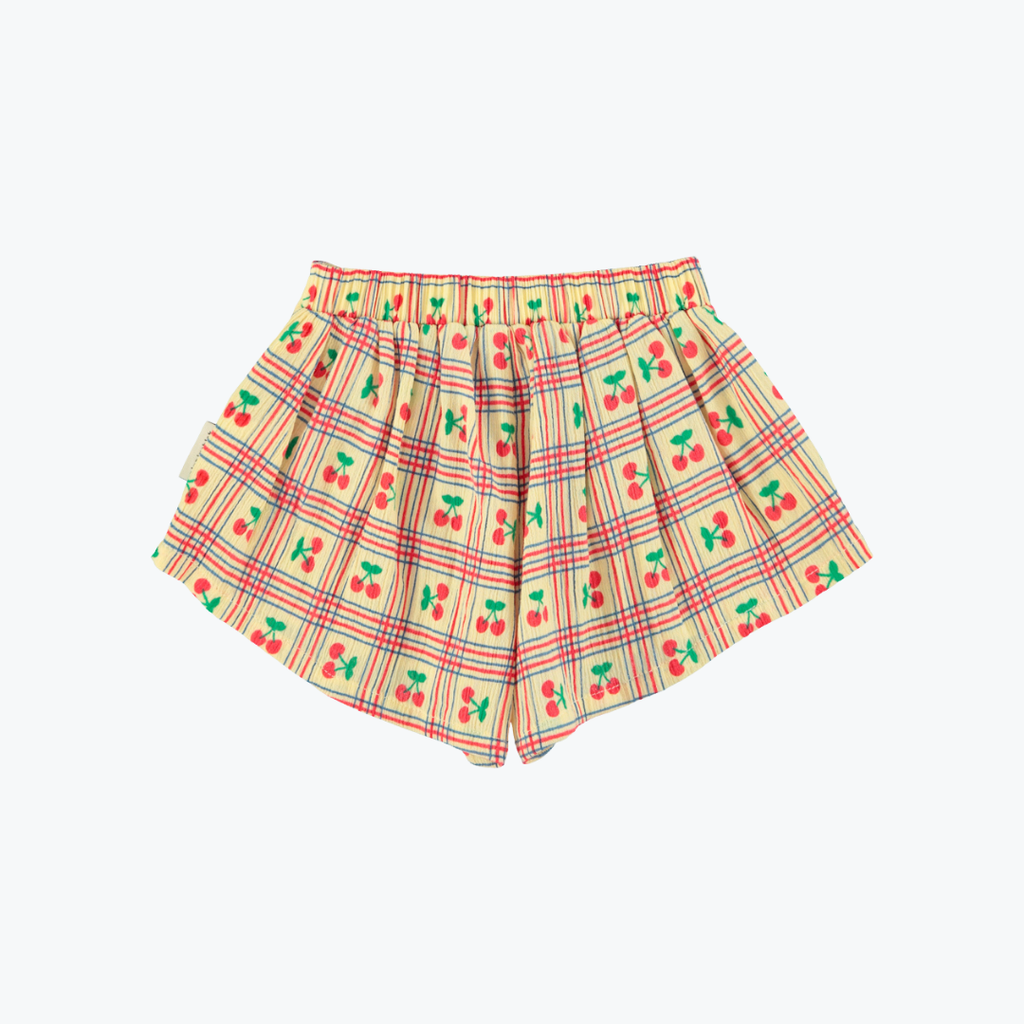 Short carreaux cerise - Piupiuchick