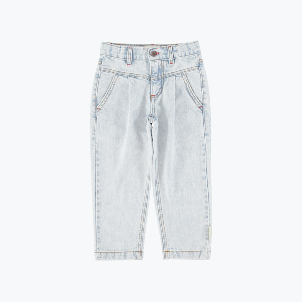 Pantalon denim délavé mom - Piupiuchick