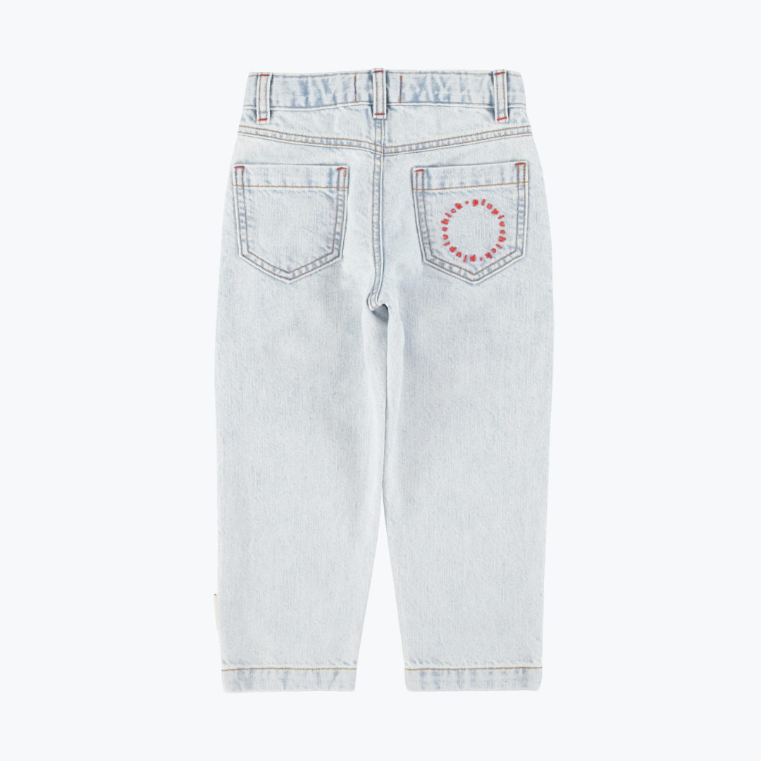 Pantalon denim délavé mom - Piupiuchick