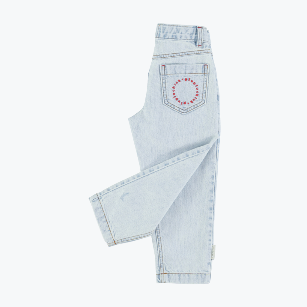 Pantalon denim délavé mom - Piupiuchick