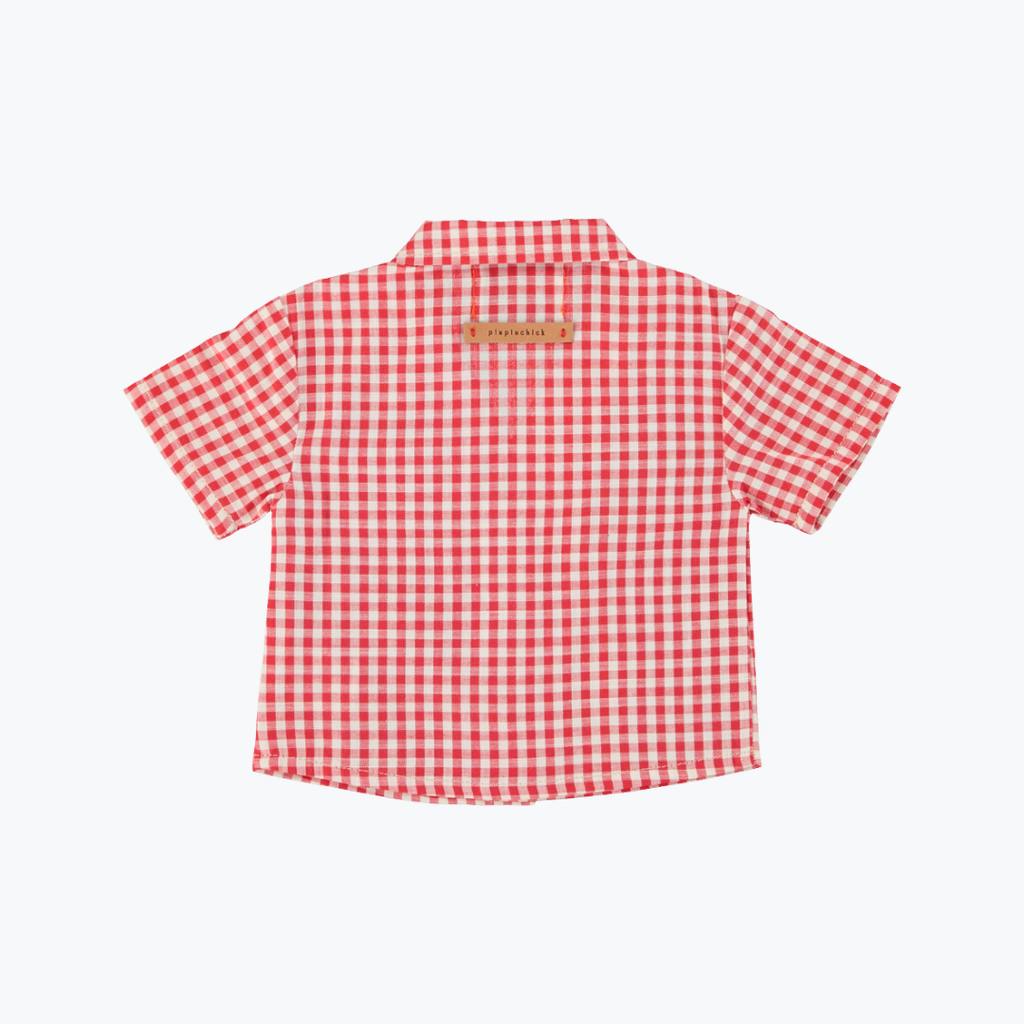 Chemise vichy rouge - Piupiuchick