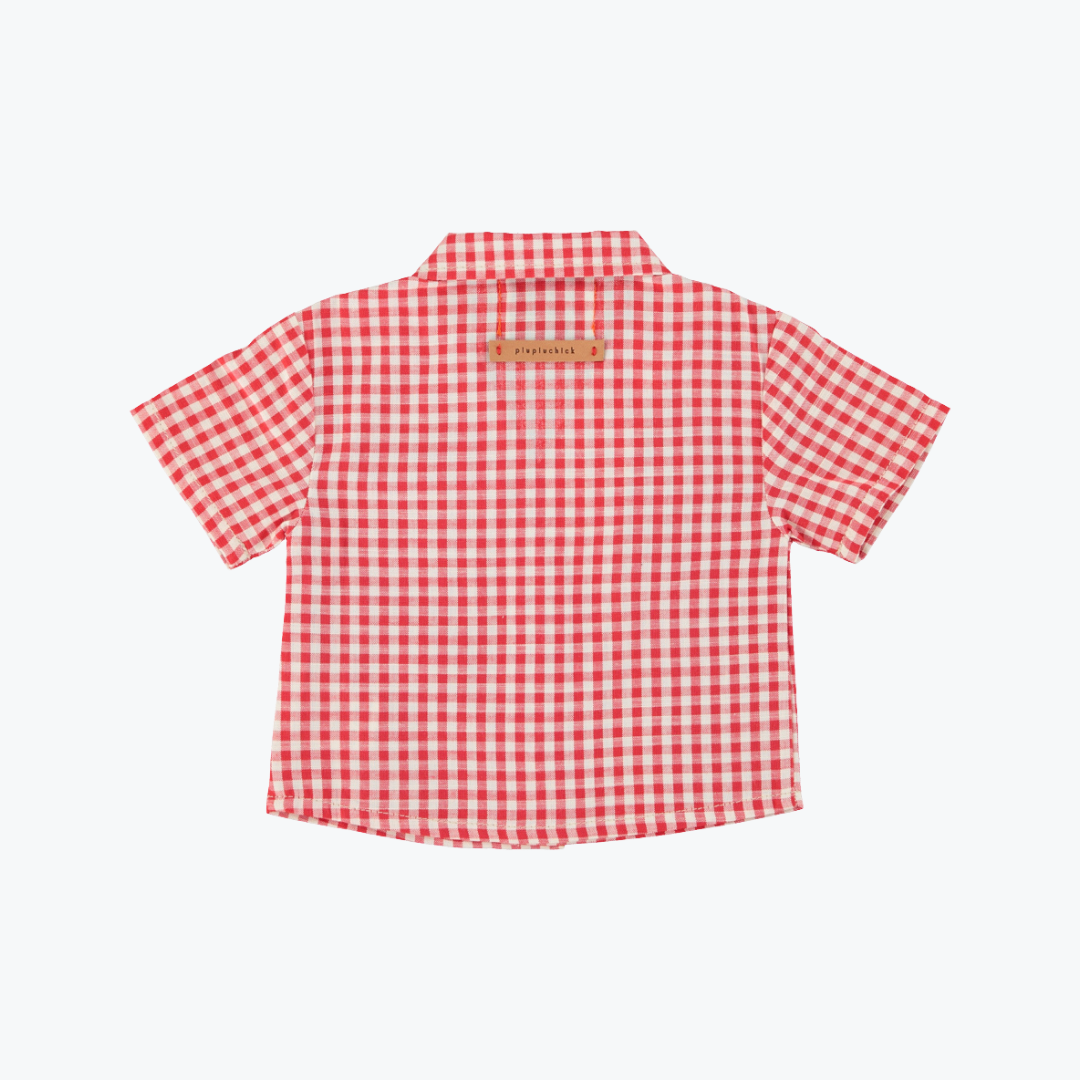 Chemise vichy rouge - Piupiuchick