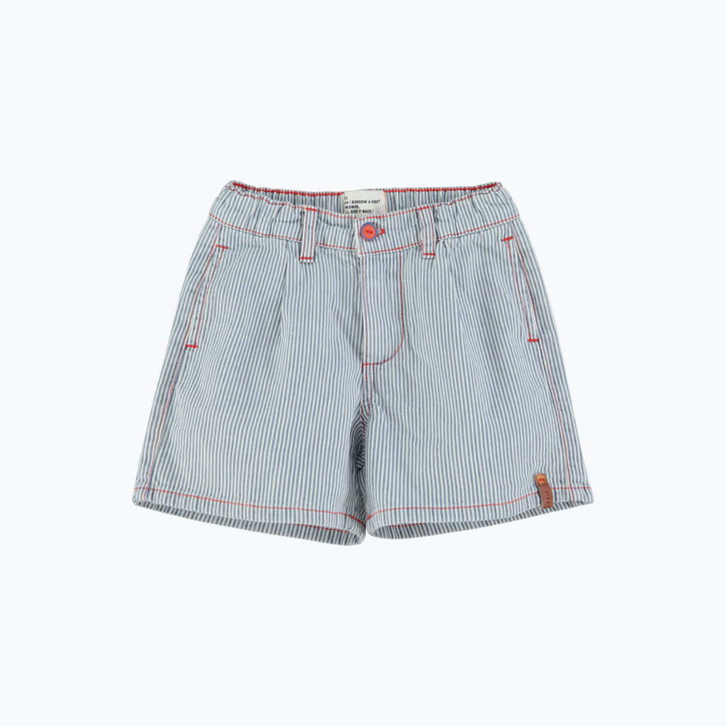 Short denim fine rayures - Piupiuchick