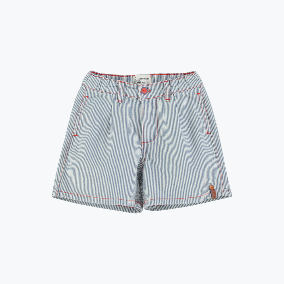 Short denim fine rayures - Piupiuchick