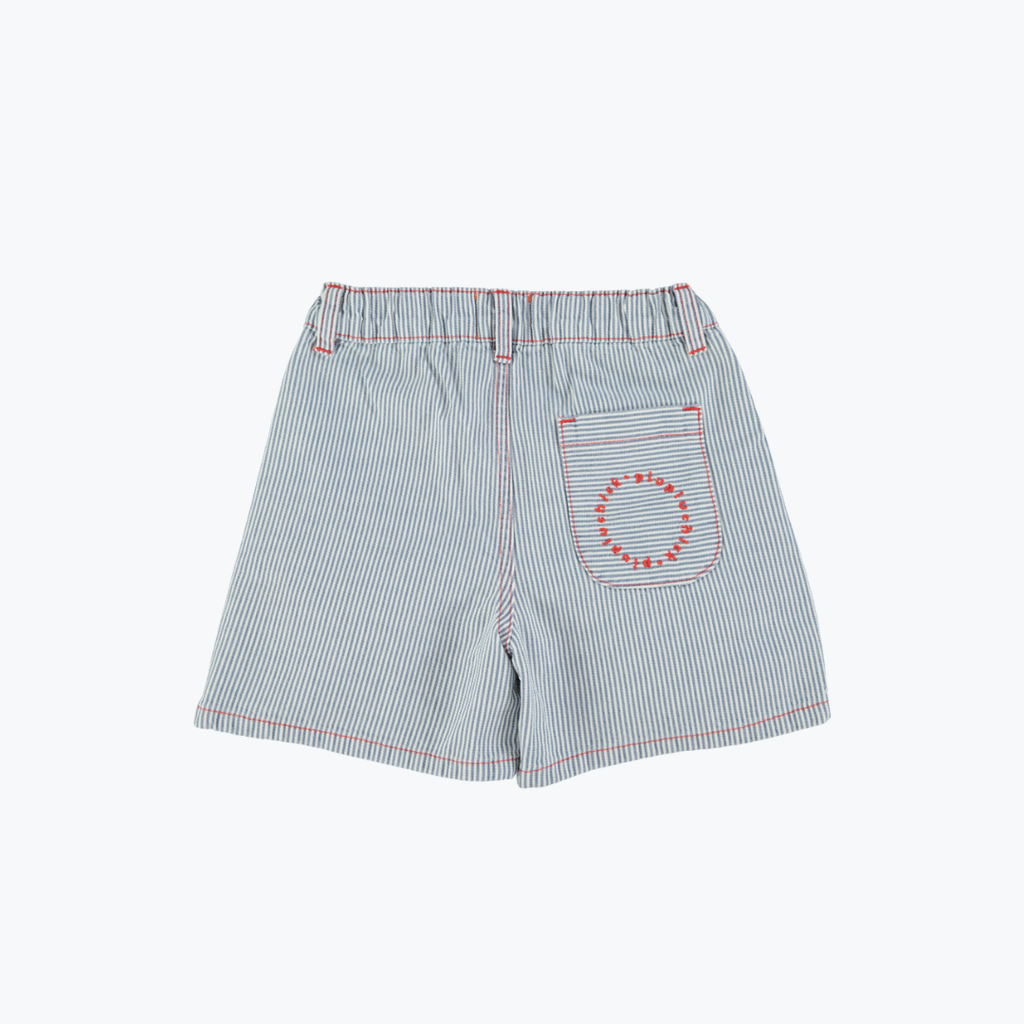 Short denim fine rayures - Piupiuchick
