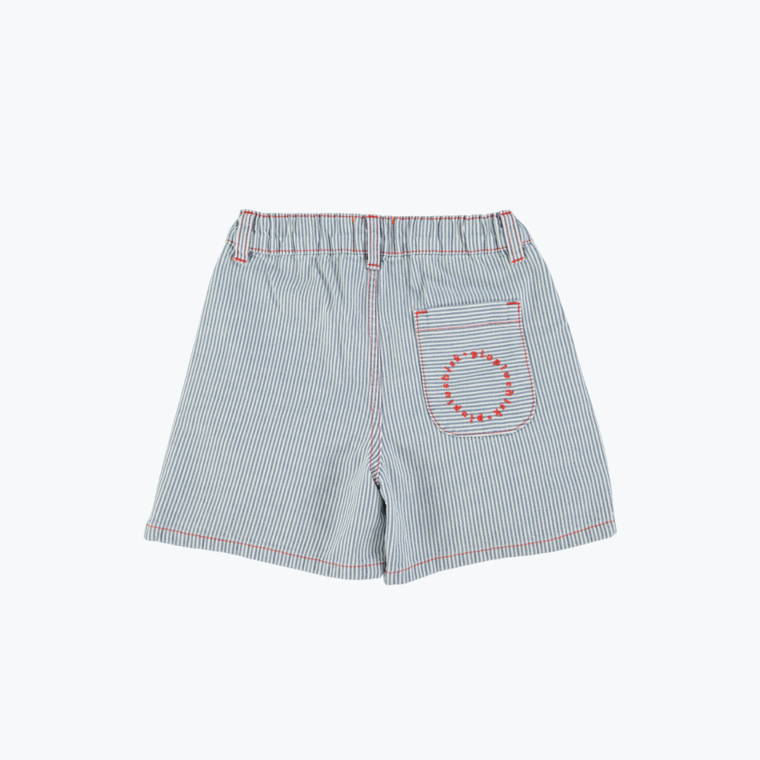 Short denim fine rayures - Piupiuchick