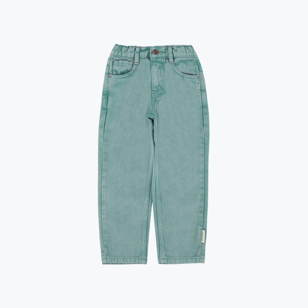 Pantalon denim vert délavé - Piupiuchick