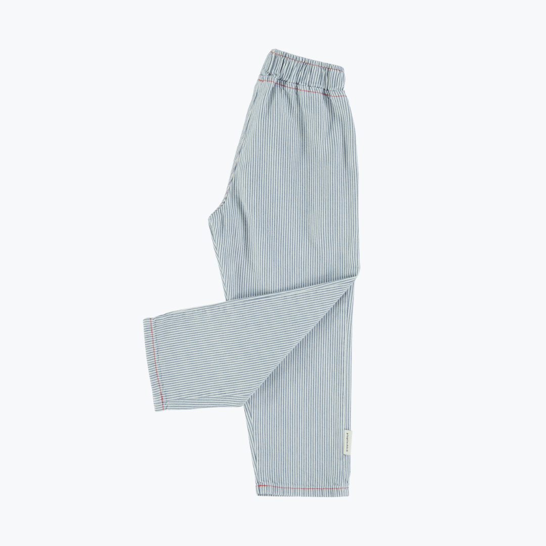 Pantalon denim fine rayure - Piupiuchick