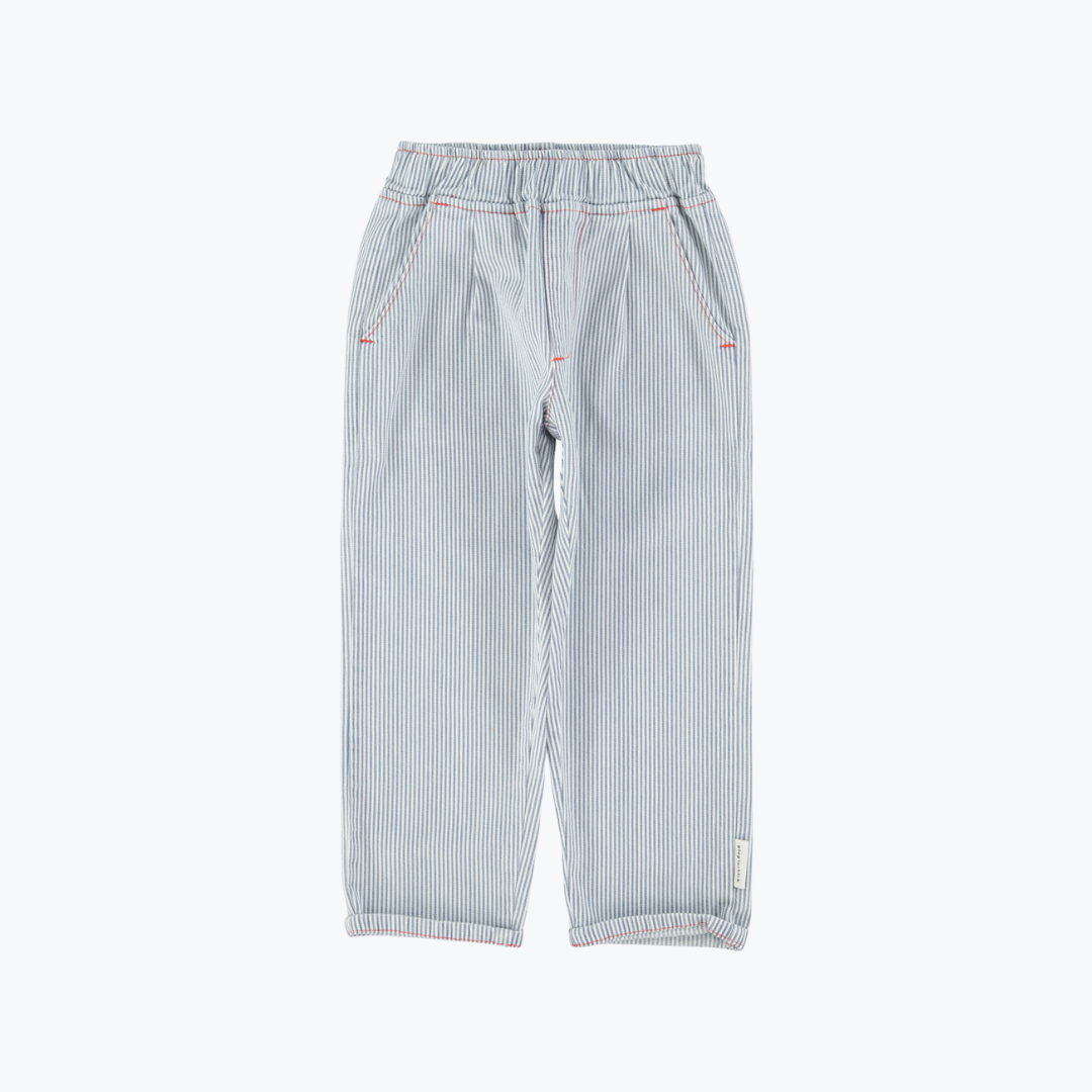 Pantalon denim fine rayure - Piupiuchick