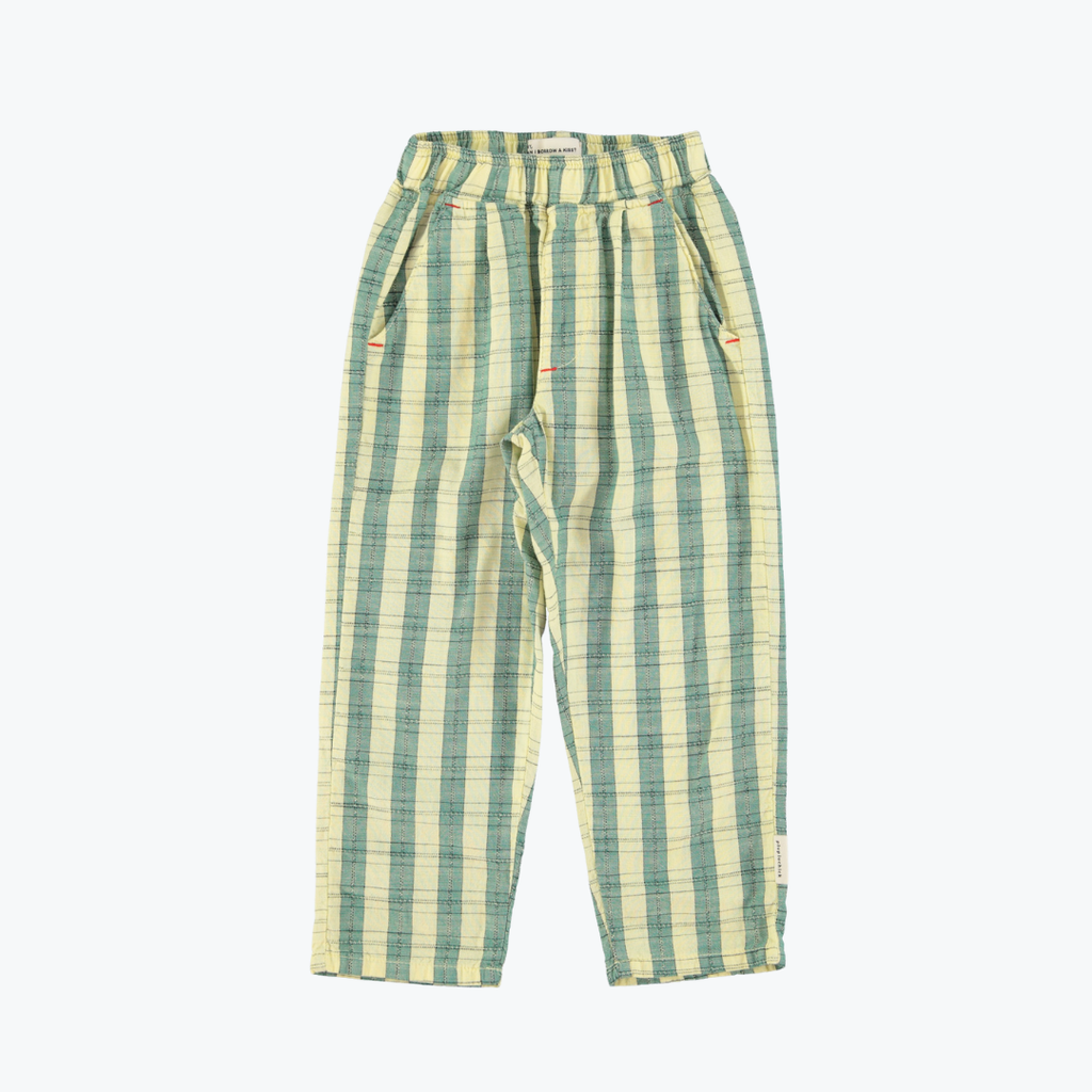 Pantalon rayé jaune et vert - Piupiuchick