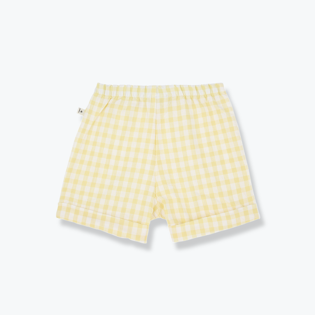 Short vichy jaune Tinos - 1+ in the family