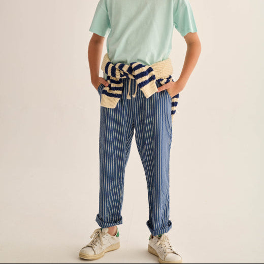 Pantalon à rayure navy - Cozmo