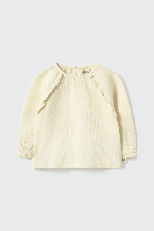 Blouse Anisa Ivoire - Cozmo