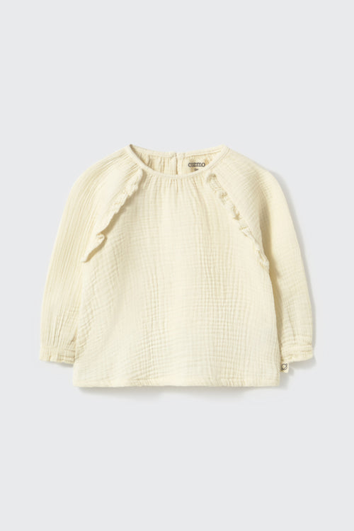 Blouse Anisa Ivoire - Cozmo