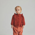 Blouse velours Glory Gingembre - Cozmo