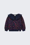 Sweat léopard Laia - Marine - Cozmo