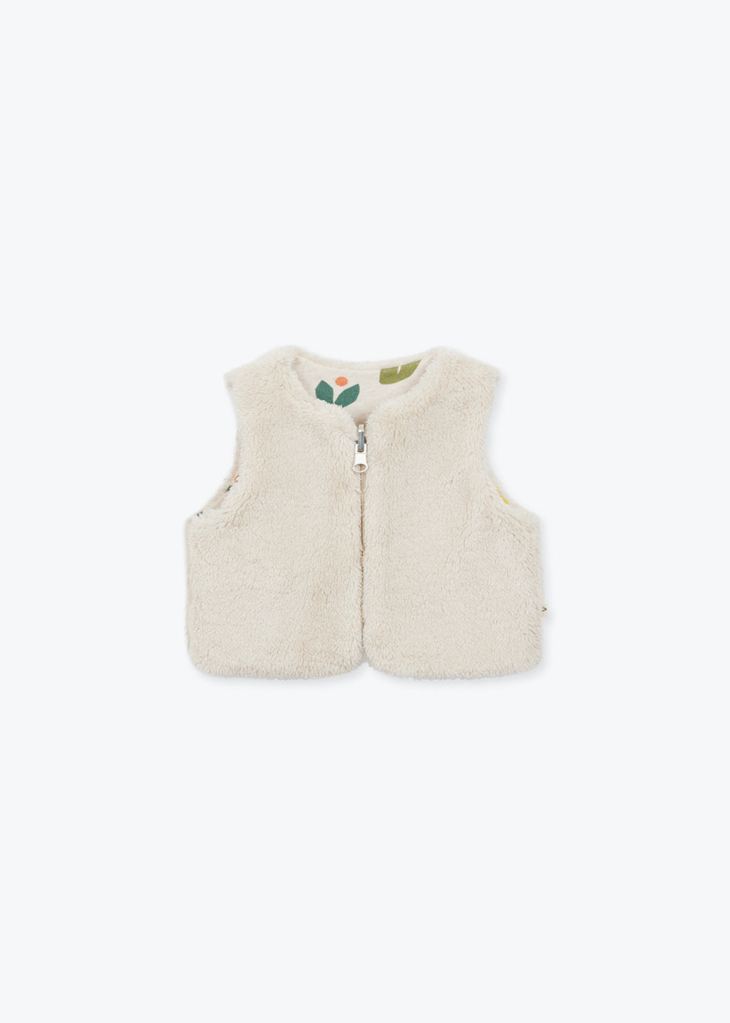 Gilet réversible Molleton Fleurs - Arsène et les Pipelettes