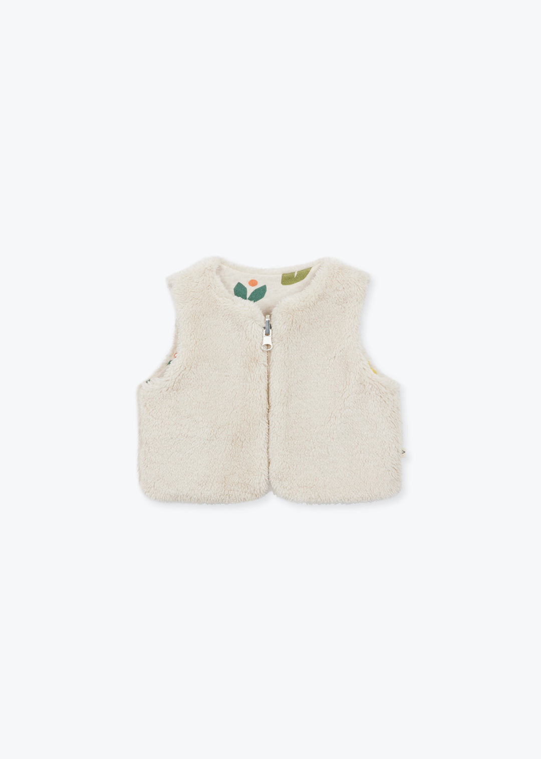 Gilet réversible Molleton Fleurs - Arsène et les Pipelettes