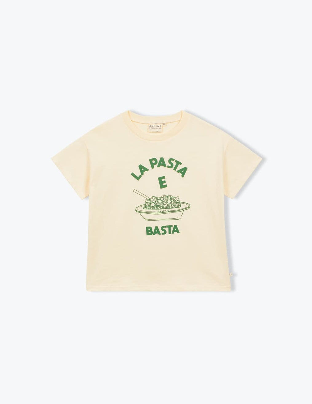 T-shirt Pasta e Basta Kaki - Arsène et les Pipelettes