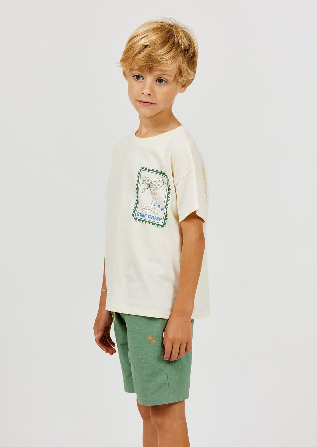 T-shirt Surf Camp Écru - Arsène et les Pipelettes