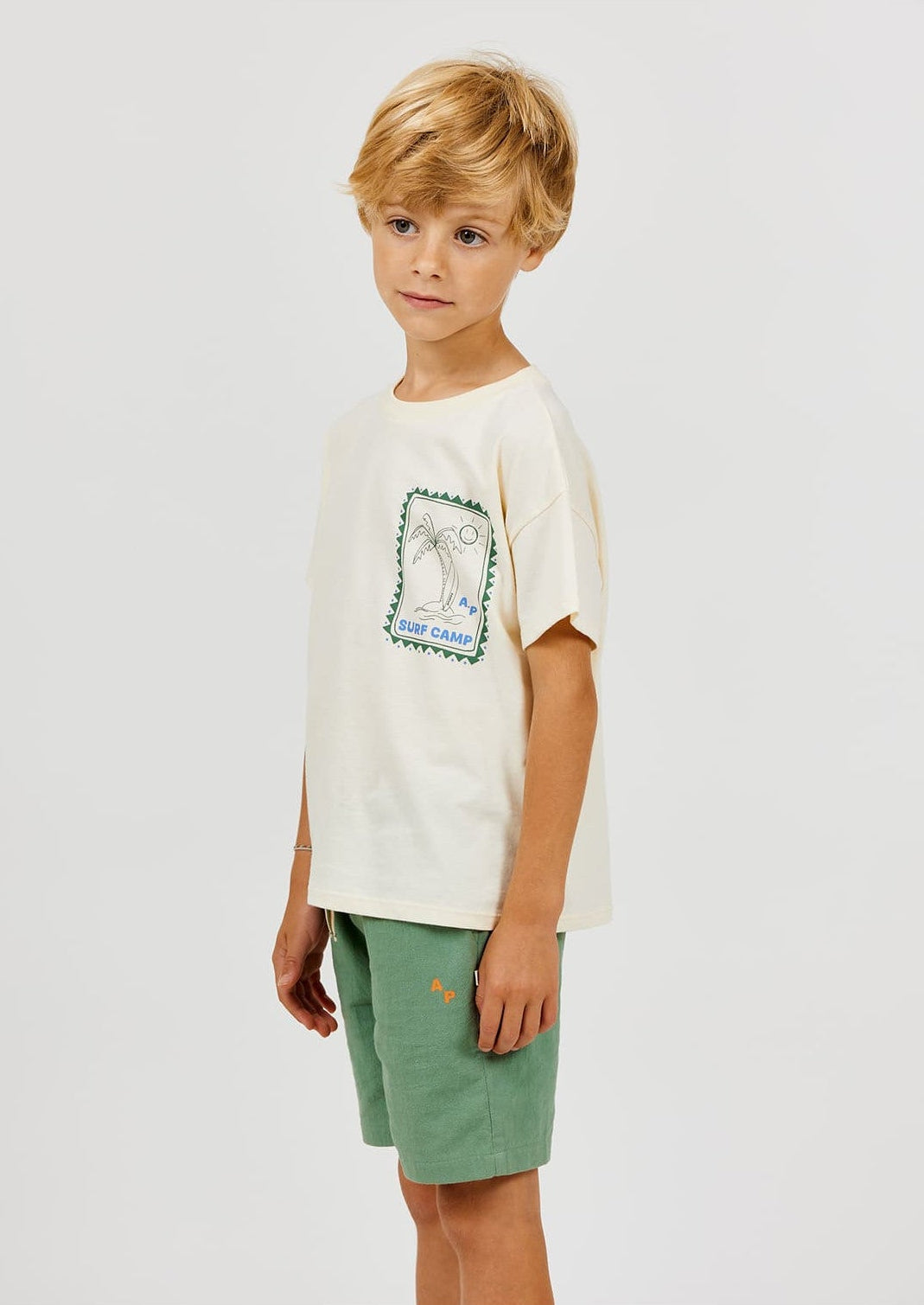 T-shirt Surf Camp Écru - Arsène et les Pipelettes