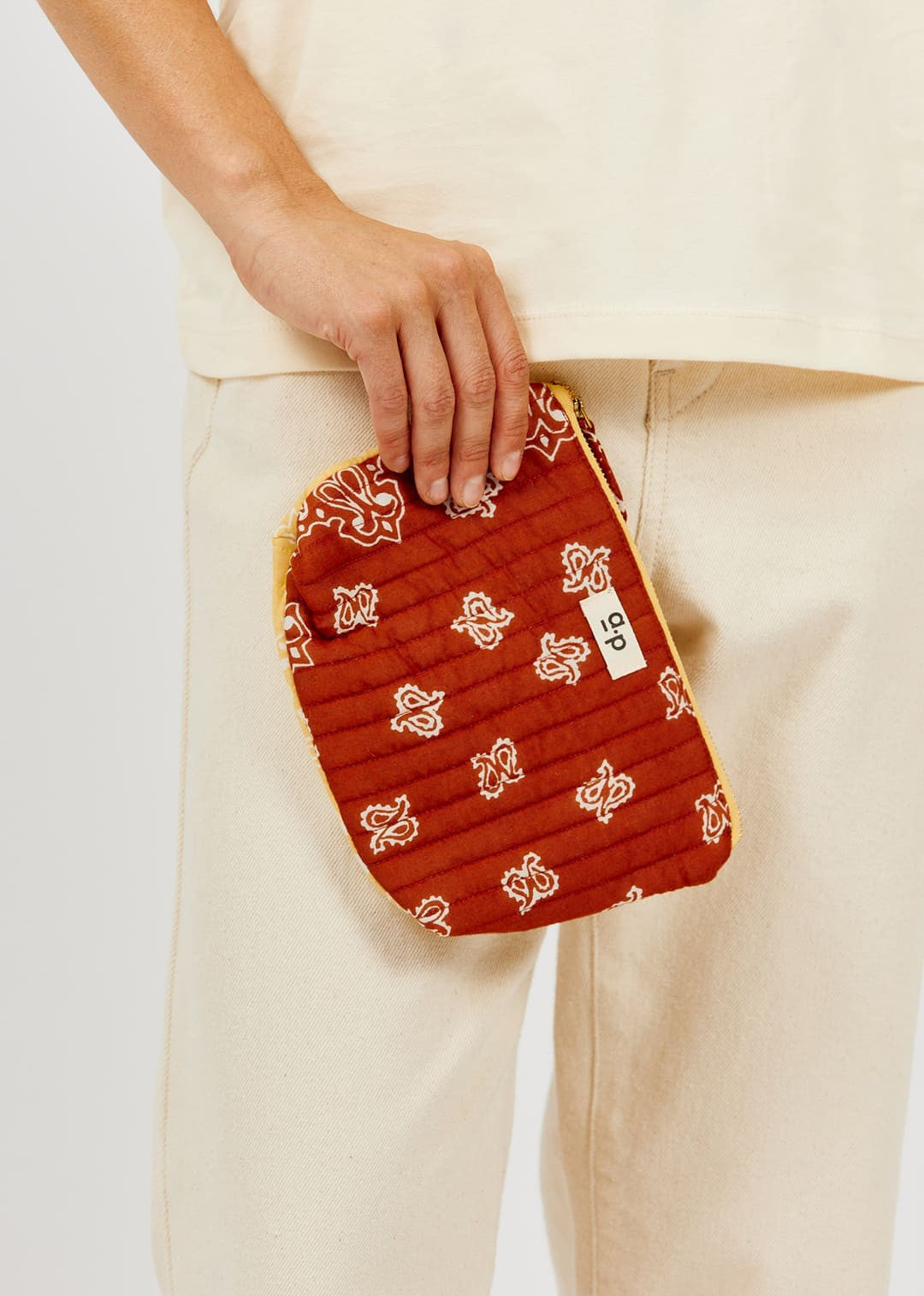 Trousse bandana Jaune Marron - Arsène et les Pipelettes