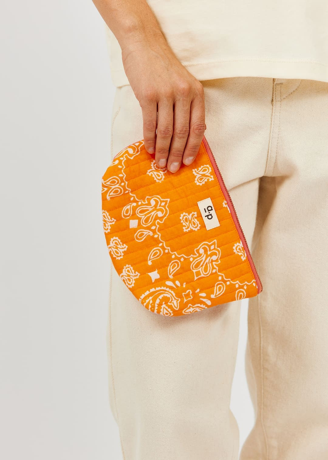 Trousse bandana Rose Orange  - Arsène et les Pipelettes