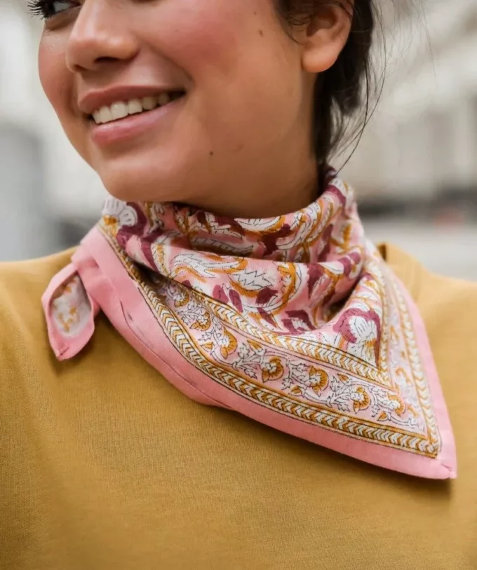 NINIPINSON_FOULARD_BELLEMME_ROSE