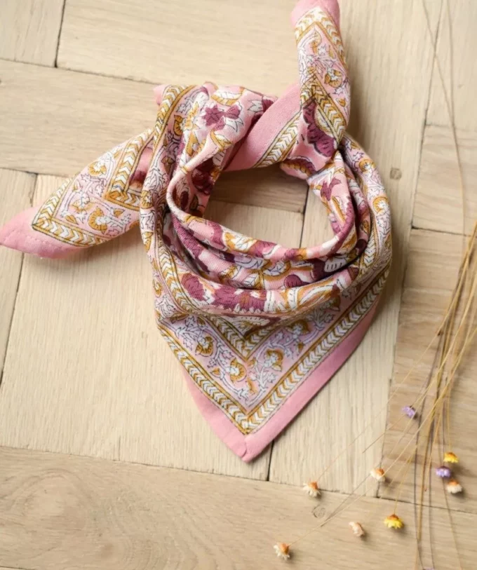 NINIPINSON_FOULARD_BELLEMME_ROSE